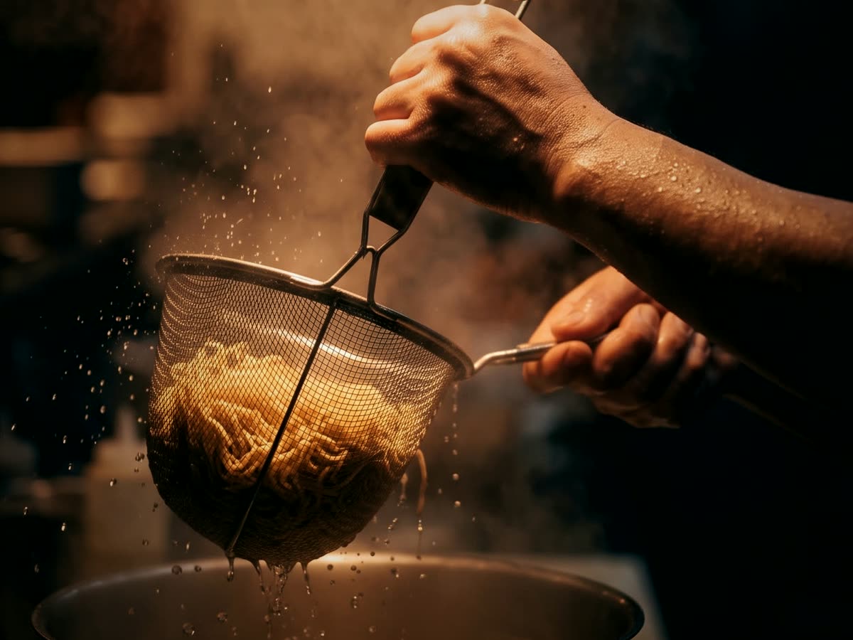 THE STRAIN — 麺上げ
